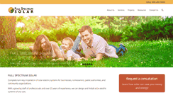 Desktop Screenshot of fullspectrumsolar.com